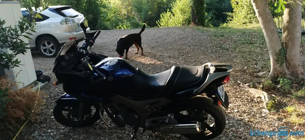 Yamaha 900 TDM, 57 000 kms contre cabriolet