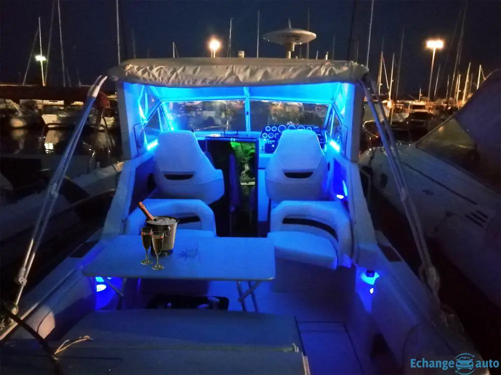 Bateau à moteur, avec Domotique à commandes