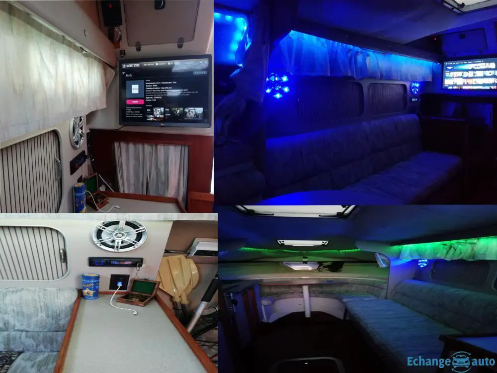 Bateau à moteur, avec Domotique à commandes