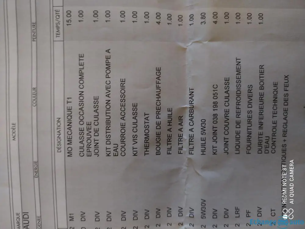 Audi A4 break S_line 2.0l TDI 140cv, 2006