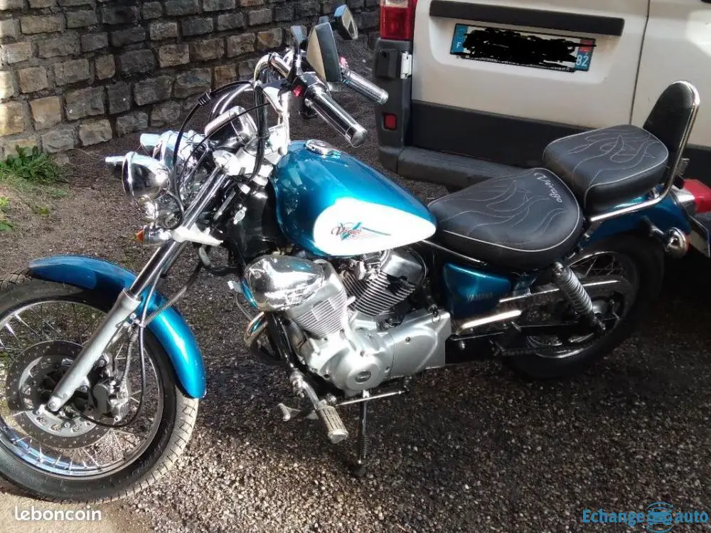 V ou échange 125 virago en très bon état