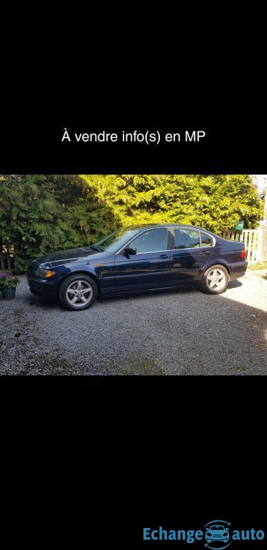 BMW série 3 (e46) 320i pack confort 170ch