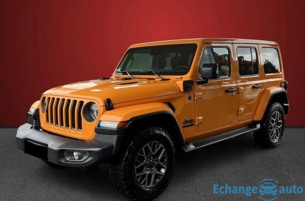 JEEP WRANGLER MY21 Wrangler Unlimited 4xe 2.0 l T 380 ch PHEV 4x4 BVA8 80th Anniversary