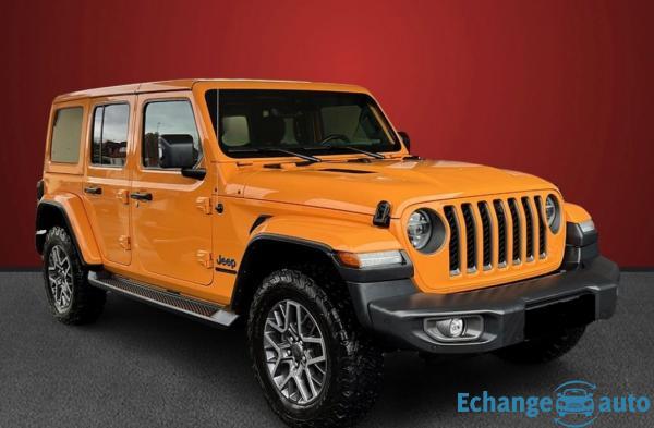 JEEP WRANGLER MY21 Wrangler Unlimited 4xe 2.0 l T 380 ch PHEV 4x4 BVA8 80th Anniversary
