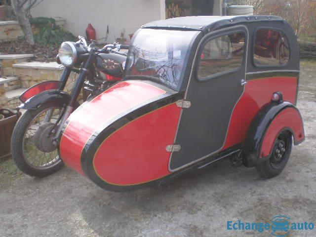 Side car BSA+Watsonian tandem