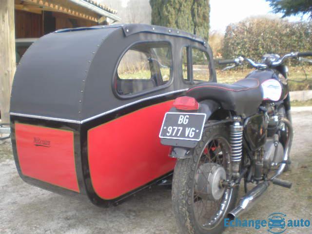 Side car BSA+Watsonian tandem