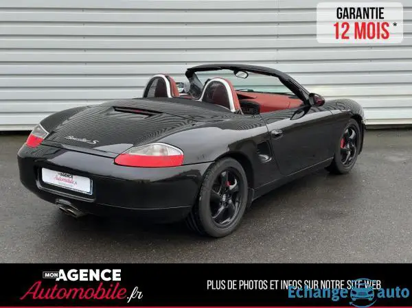 Porsche BOXSTER 986 S 3.2 252ch *Boite Méca *Cuir étendu *Pack Alu *Volant Sport *HISTORIQUE COMPLET