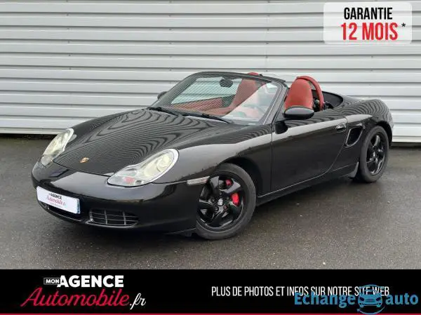 Porsche BOXSTER 986 S 3.2 252ch *Boite Méca *Cuir étendu *Pack Alu *Volant Sport *HISTORIQUE COMPLET