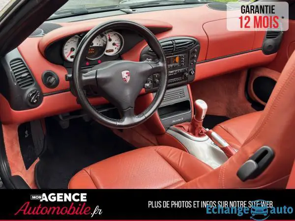 Porsche BOXSTER 986 S 3.2 252ch *Boite Méca *Cuir étendu *Pack Alu *Volant Sport *HISTORIQUE COMPLET