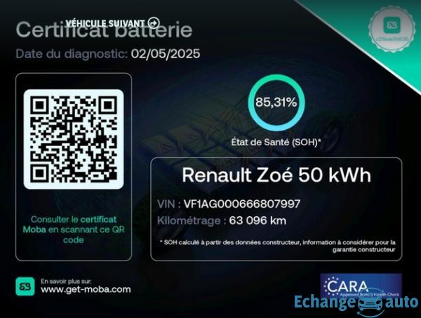 RENAULT ZOE Zoe R110 Achat Intégral - 21 Intens