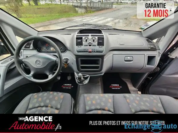 Mercedes VITO FOURGON LONG 115 CDI 2.1 150CH PACK CLIM 3 PLACES BVM6