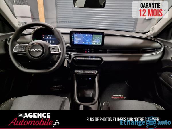 Fiat 600 HYBRID EDCT6 1.2 110 CH Pop T-Gen / Garantie 2 Ans Constructeur