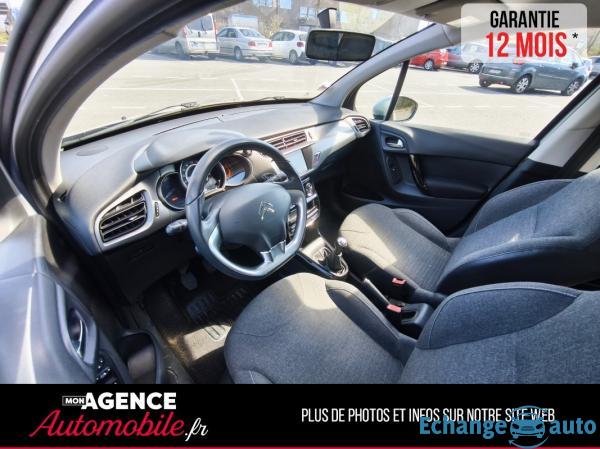 Citroën C3 1.6 BLUEHDI 75 EXCLUSIVE / Garantie 12 Mois