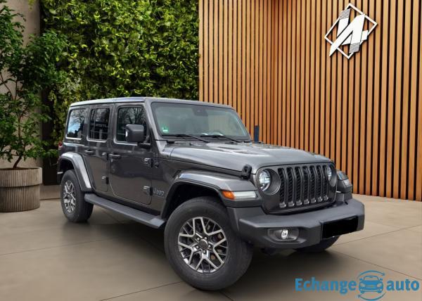 JEEP WRANGLER MY21 Wrangler Unlimited 4xe 2.0 l T 380 ch PHEV 4x4 BVA8 80th Anniversary