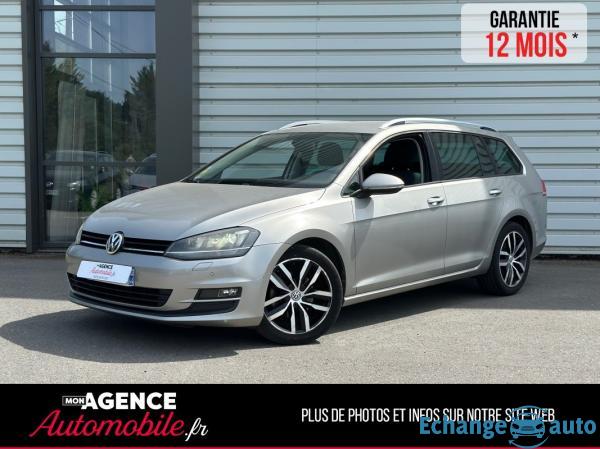 Volkswagen Golf 7 SW CARAT 1.6 TDI 105ch *Attelage Amovible*Phares LED*Entretien 100% VW / GARANTIE 