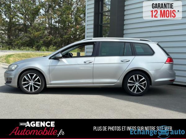 Volkswagen Golf 7 SW CARAT 1.6 TDI 105ch *Attelage Amovible*Phares LED*Entretien 100% VW / GARANTIE 