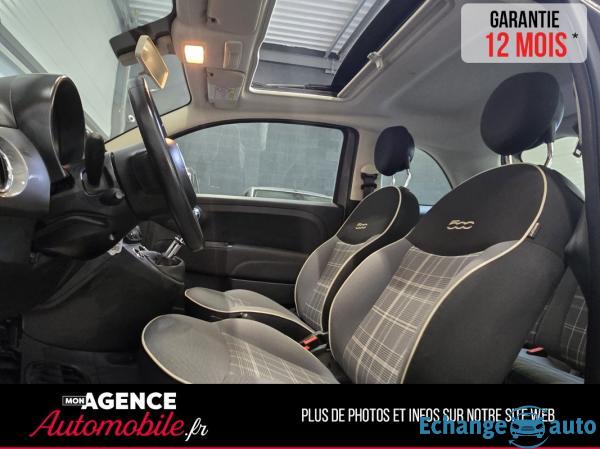 Fiat 500 1.2 70CV LOUNGE TOE PANORAMIQUE