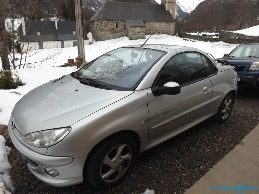 206  cabriolet   Quicksilver 95000 kms