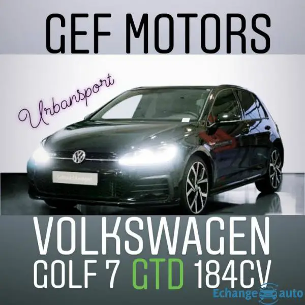 Volkswagen Golf 7 GTD 184CV 469e en LOA LLD CRÉDITS